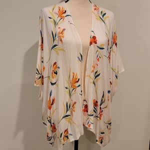 White Floral Kimono